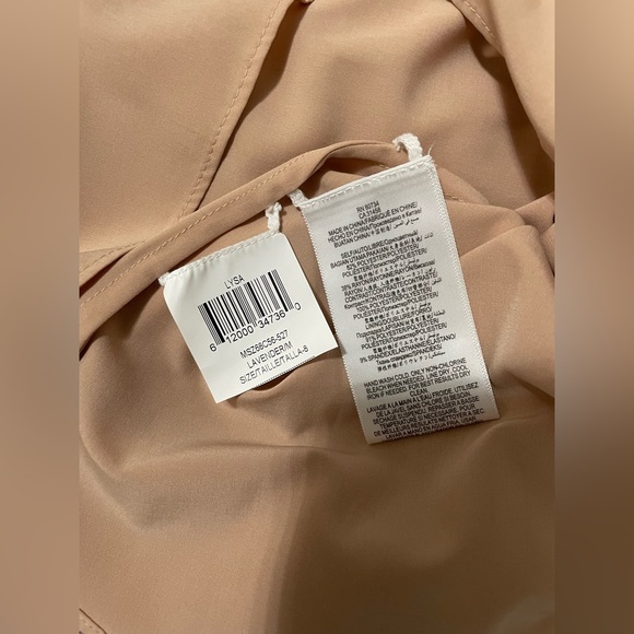 BCBG Max Azria Lysa Flounce Asymmetrical Dress - NEW with Tag Size 8 Lav… - Picture 6 of 9